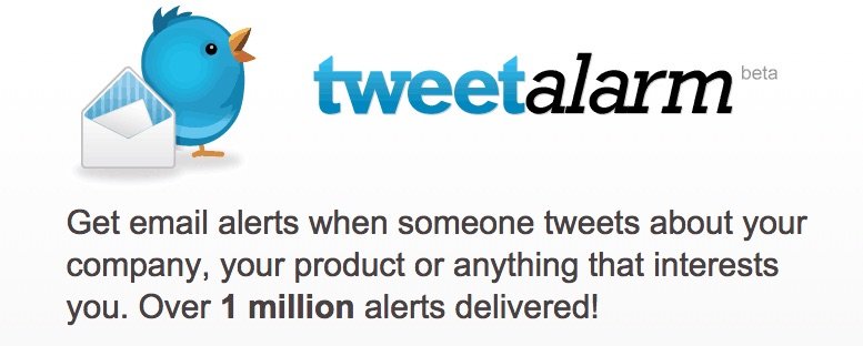 TweetAlarm - Herramientas para monitorizar tu marca en las Redes Sociales