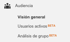 Las métricas básicas de Google Analytics para analizar tu blog - Ver métricas de Audiencia en Google Analytics