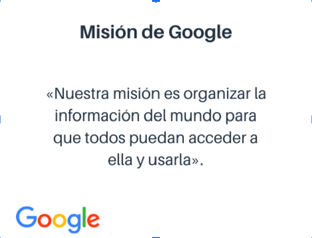 mision empresa google