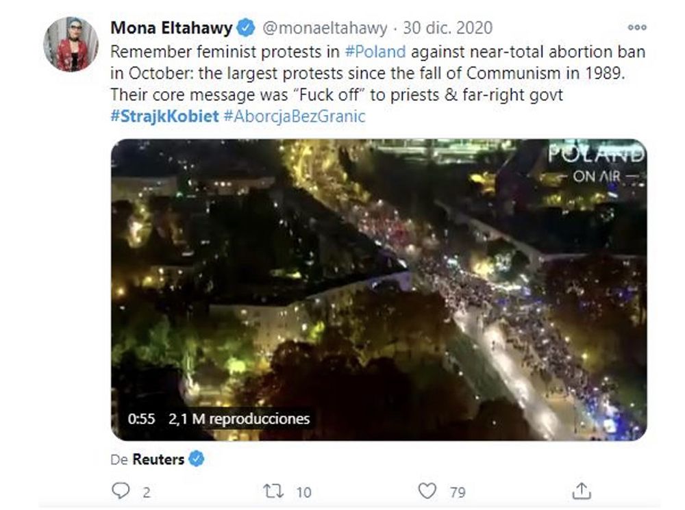protestas feministas contra la abolición del aborto en polonia