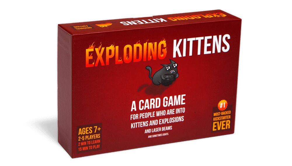 exploding kittens ejemplo campaña kickstarter existosa