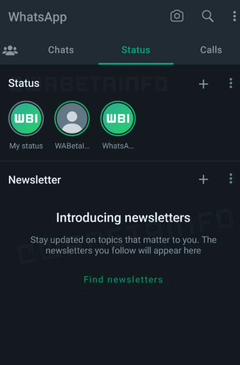 whatsapp newsletter