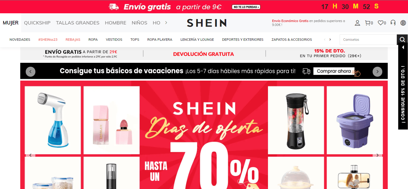 Caso de éxito con Meta ads: Shein